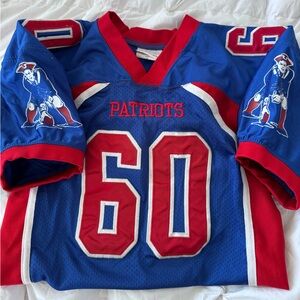 Vintage Patriots Pat Patriot Youth Football Jersey | Y2K | Super Bowl Ready